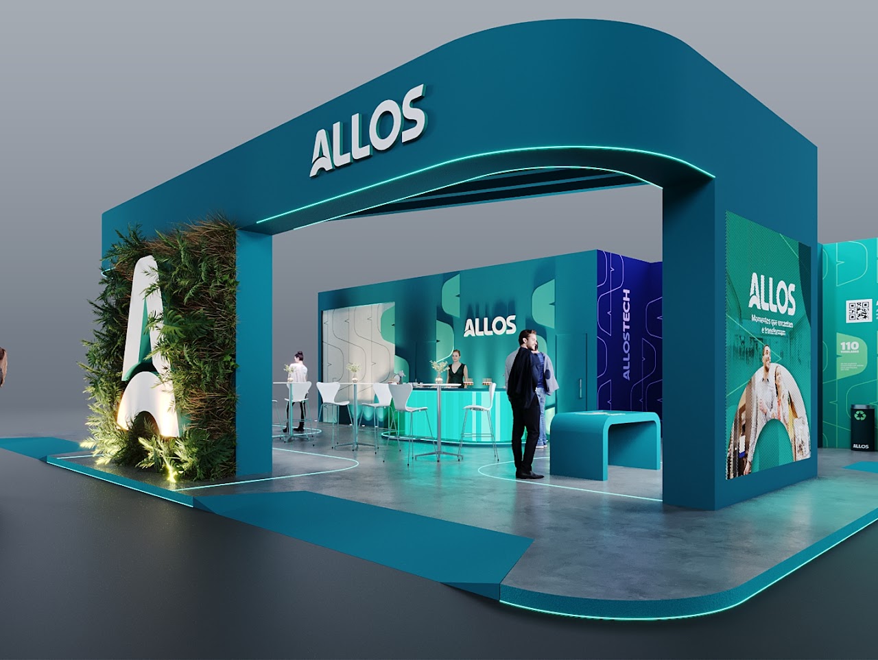 Estande Allos ExpoShopping 2024
