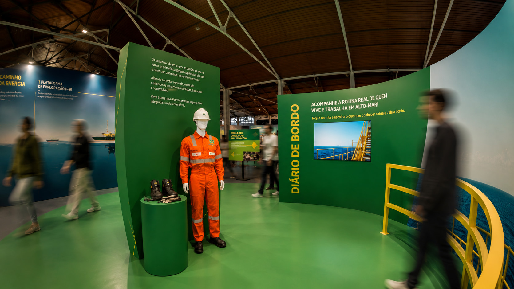 Petrobras, exposição 20 anos da Bacia de Santos